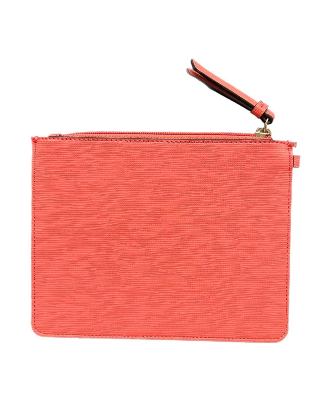 Vegan‎ Leather Wallet in Coral